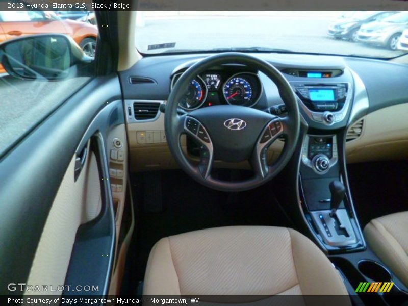 Black / Beige 2013 Hyundai Elantra GLS