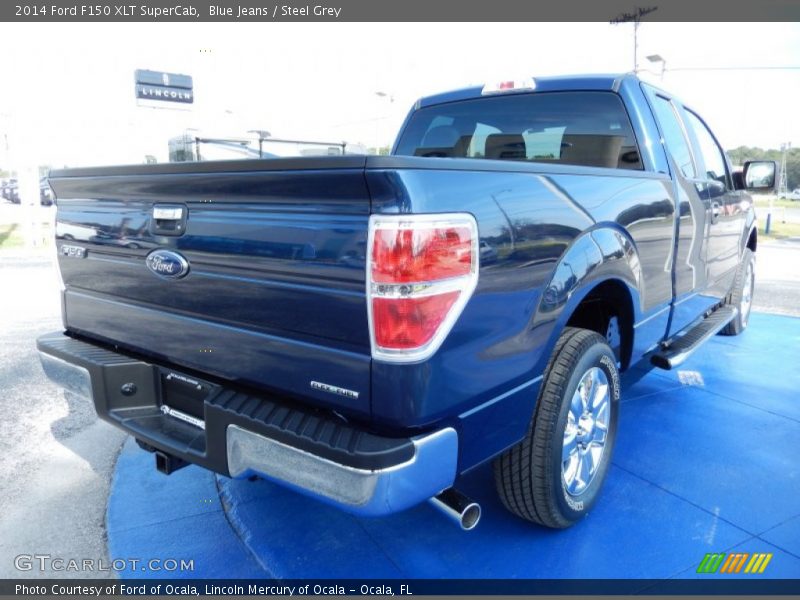 Blue Jeans / Steel Grey 2014 Ford F150 XLT SuperCab