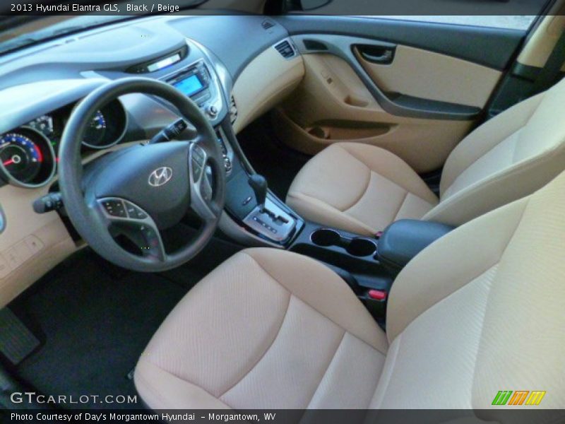 Black / Beige 2013 Hyundai Elantra GLS