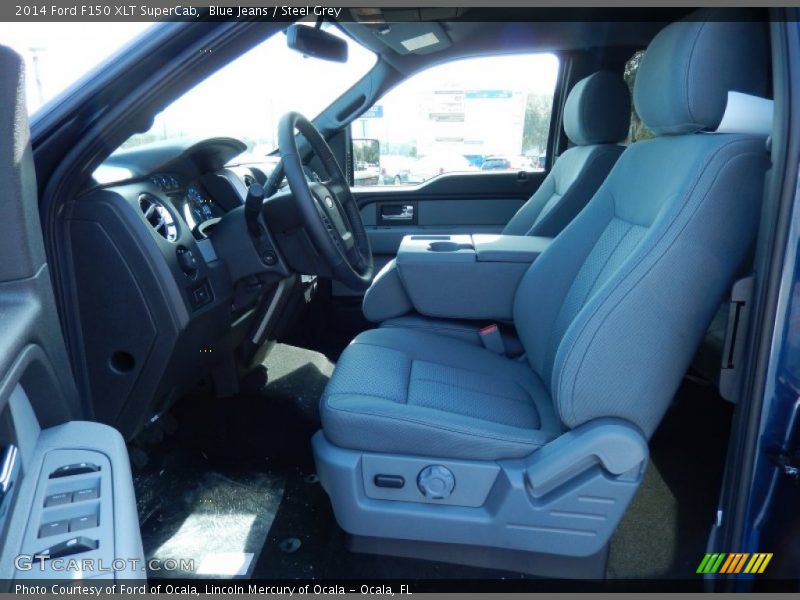 Blue Jeans / Steel Grey 2014 Ford F150 XLT SuperCab
