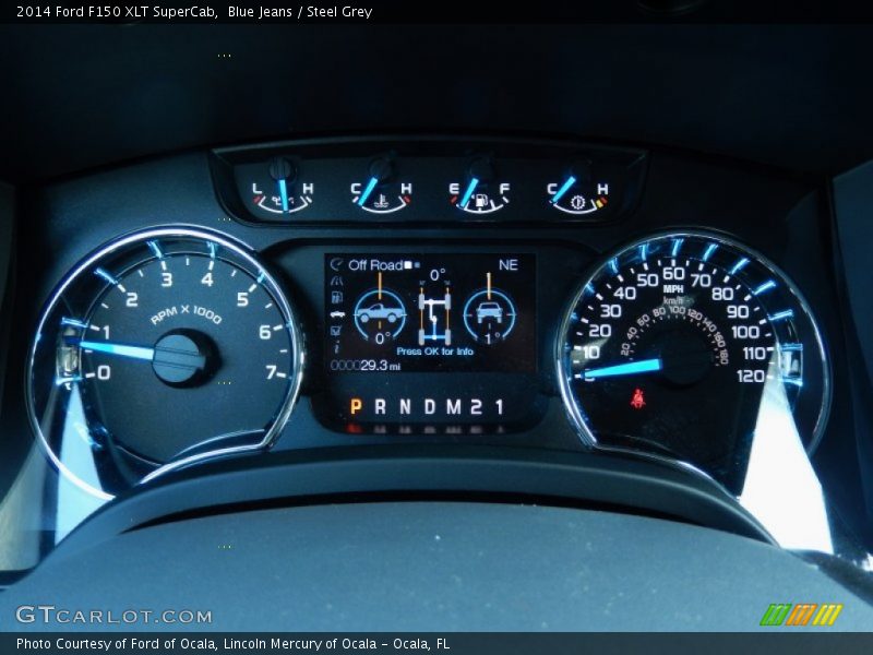 Blue Jeans / Steel Grey 2014 Ford F150 XLT SuperCab