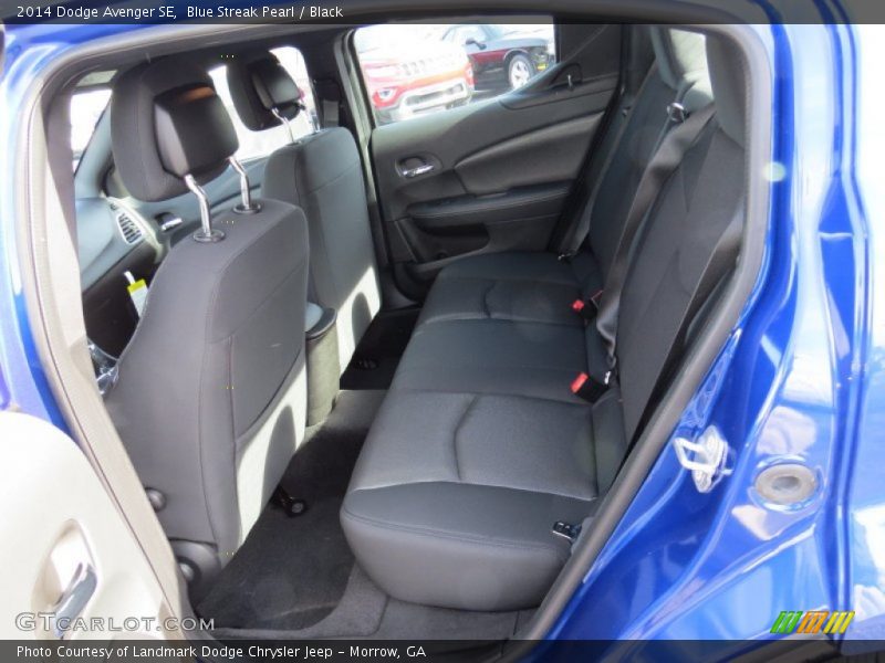 Blue Streak Pearl / Black 2014 Dodge Avenger SE