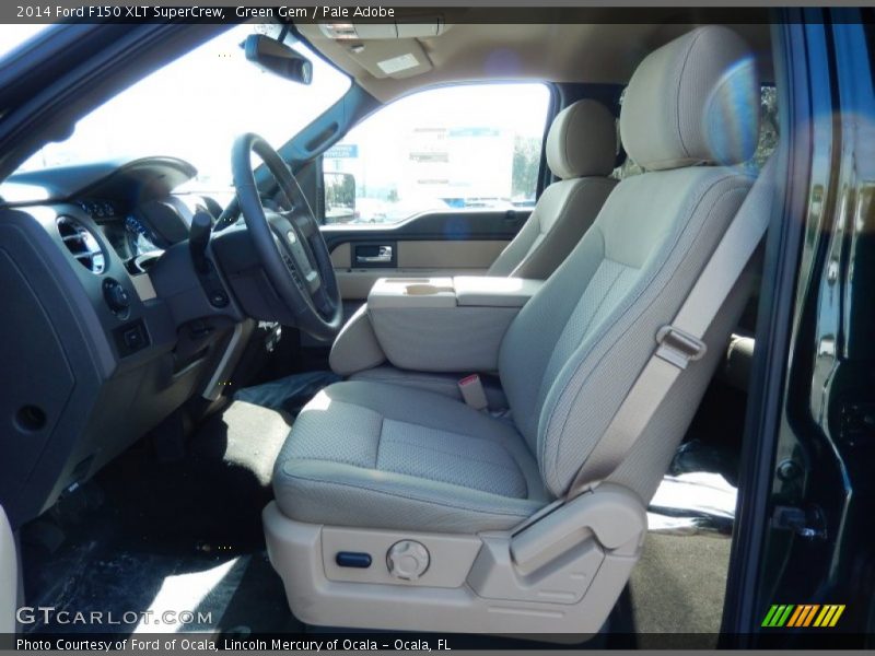 Green Gem / Pale Adobe 2014 Ford F150 XLT SuperCrew