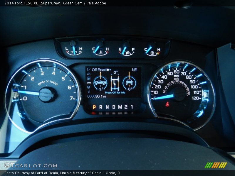 Green Gem / Pale Adobe 2014 Ford F150 XLT SuperCrew
