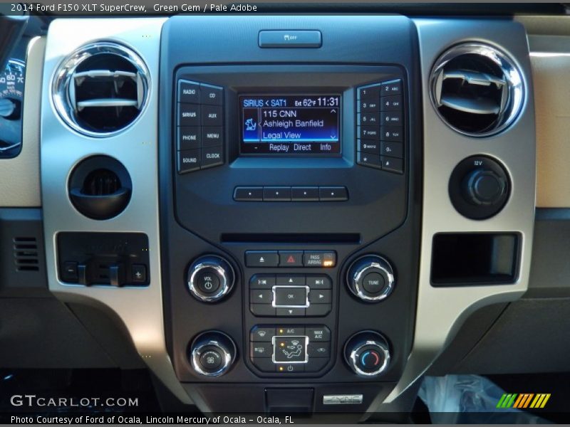 Green Gem / Pale Adobe 2014 Ford F150 XLT SuperCrew