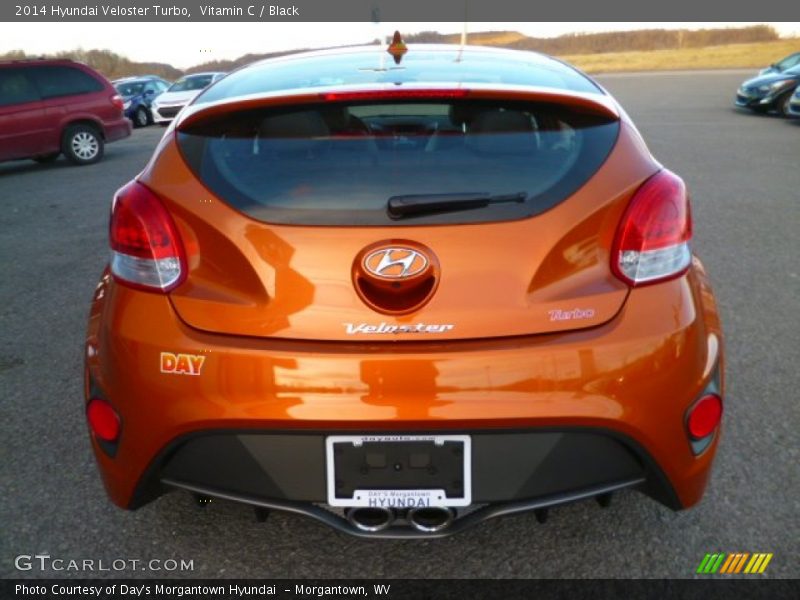 Vitamin C / Black 2014 Hyundai Veloster Turbo