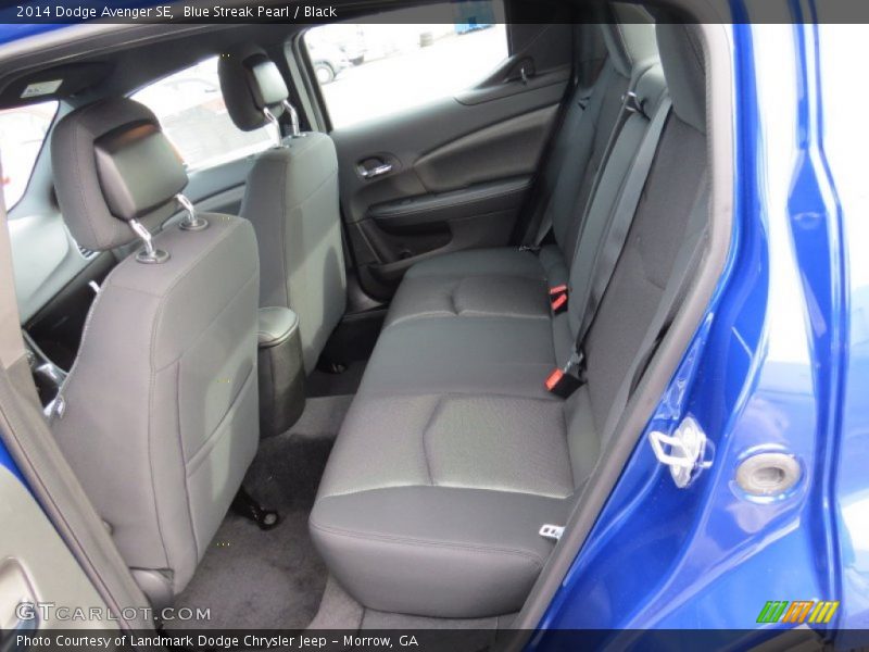 Blue Streak Pearl / Black 2014 Dodge Avenger SE