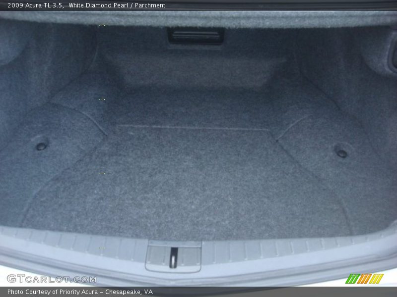 White Diamond Pearl / Parchment 2009 Acura TL 3.5
