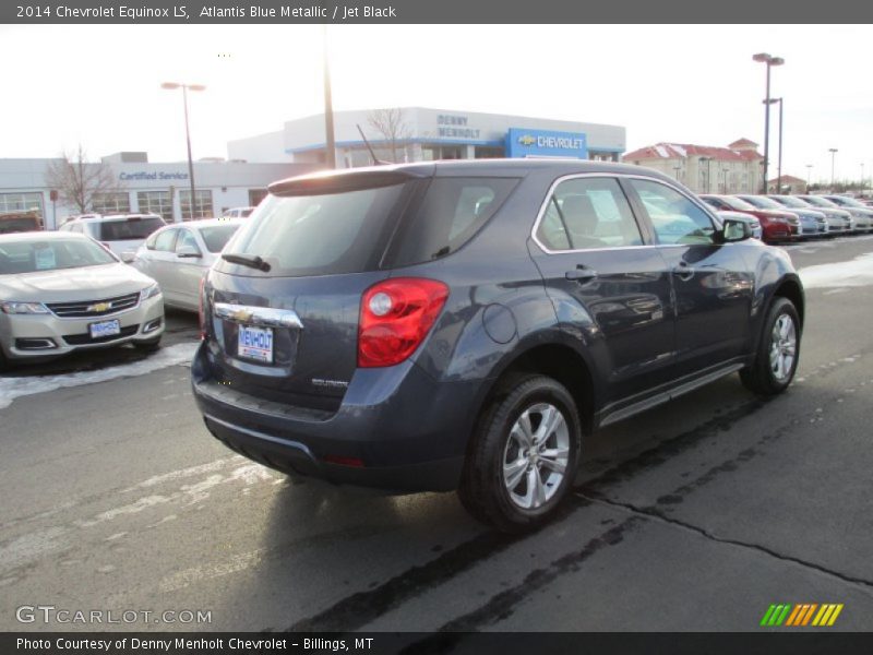 Atlantis Blue Metallic / Jet Black 2014 Chevrolet Equinox LS