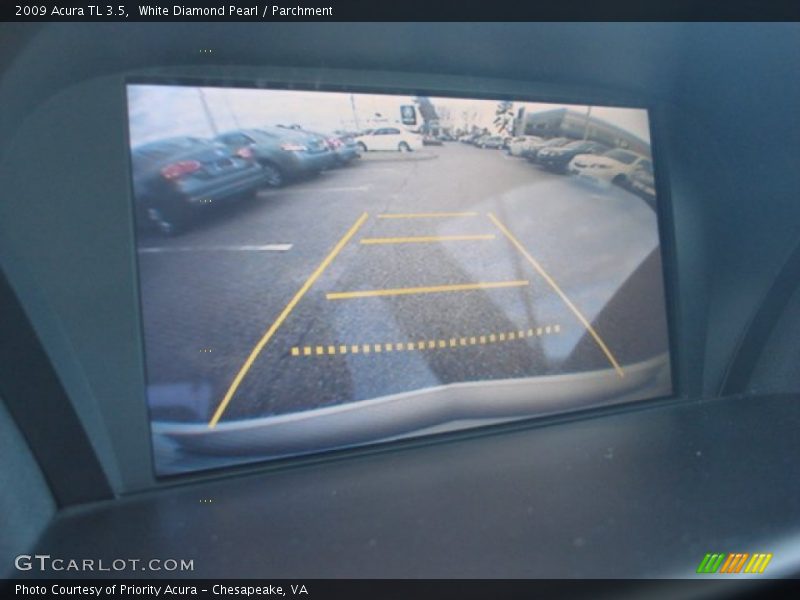 White Diamond Pearl / Parchment 2009 Acura TL 3.5