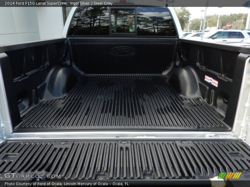 Ingot Silver / Steel Grey 2014 Ford F150 Lariat SuperCrew