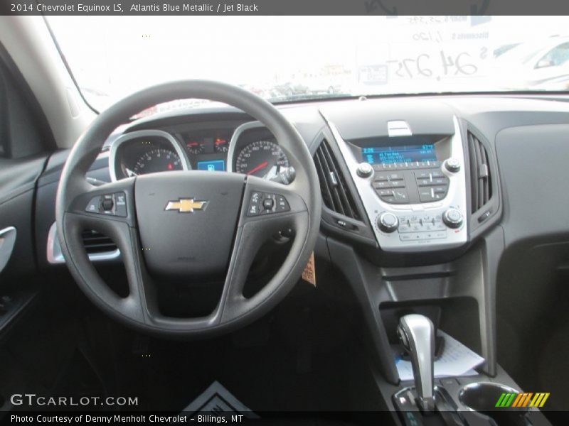 Atlantis Blue Metallic / Jet Black 2014 Chevrolet Equinox LS