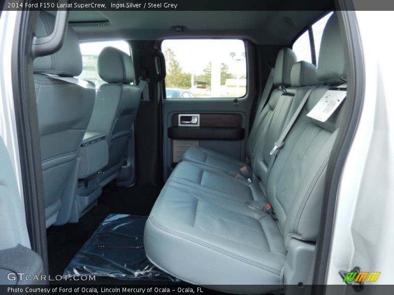 Rear Seat of 2014 F150 Lariat SuperCrew