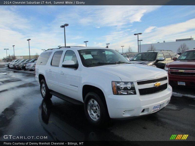 Summit White / Ebony 2014 Chevrolet Suburban LT 4x4