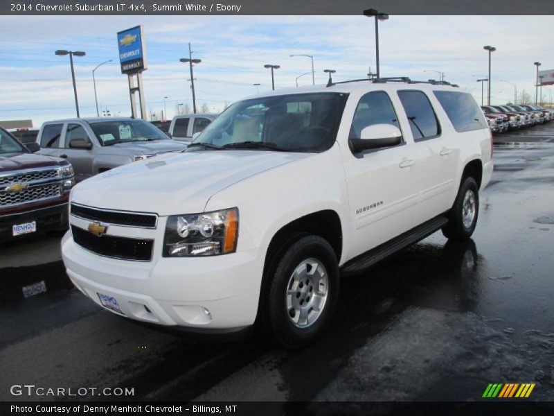 Summit White / Ebony 2014 Chevrolet Suburban LT 4x4