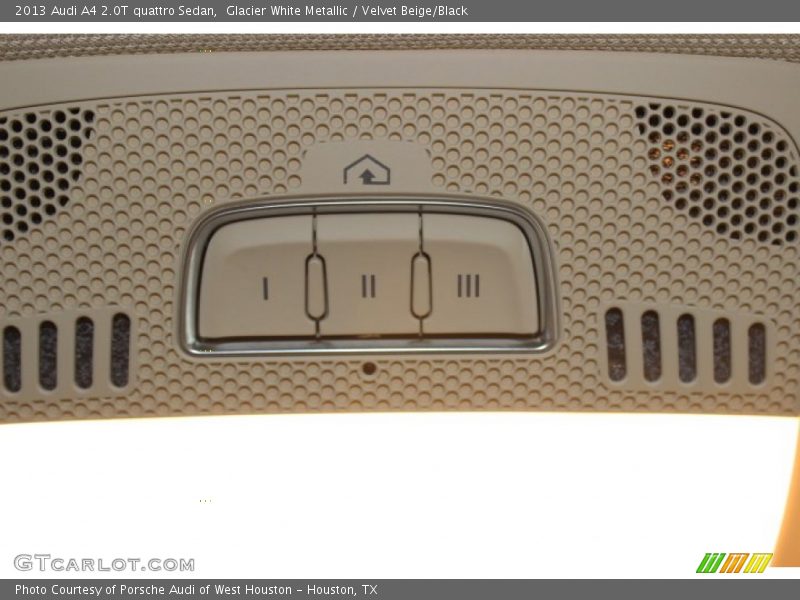 Glacier White Metallic / Velvet Beige/Black 2013 Audi A4 2.0T quattro Sedan
