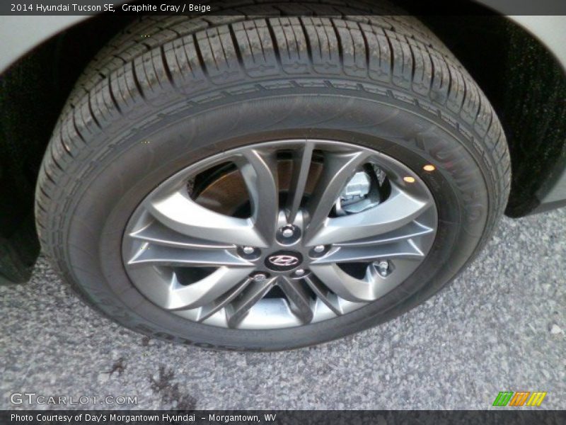 Graphite Gray / Beige 2014 Hyundai Tucson SE