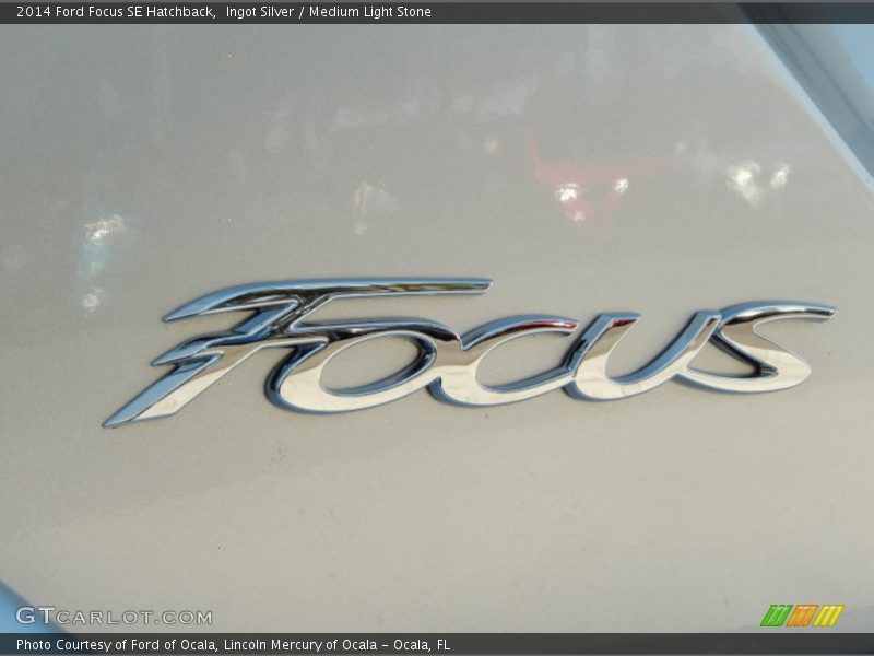 Ingot Silver / Medium Light Stone 2014 Ford Focus SE Hatchback