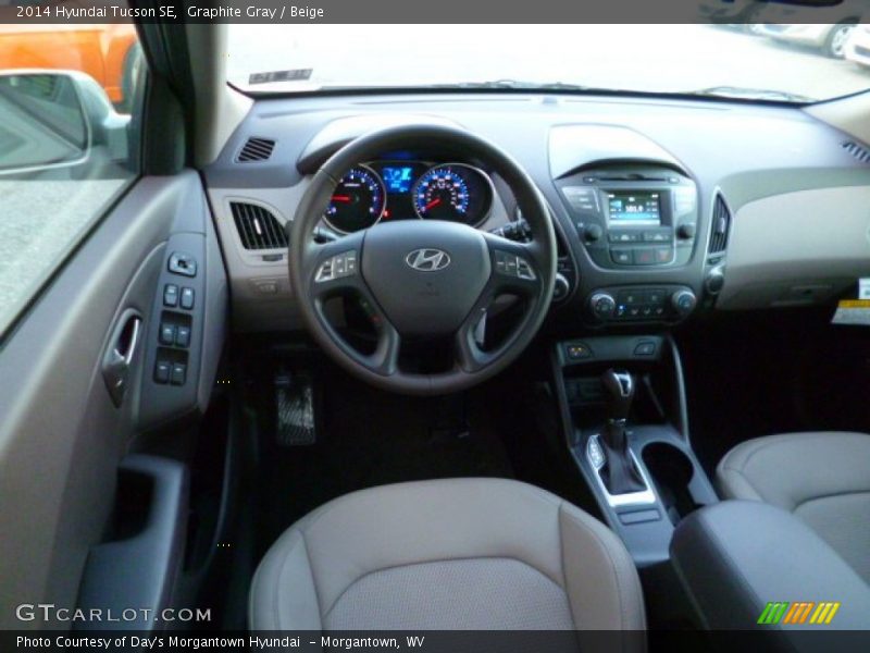 Graphite Gray / Beige 2014 Hyundai Tucson SE