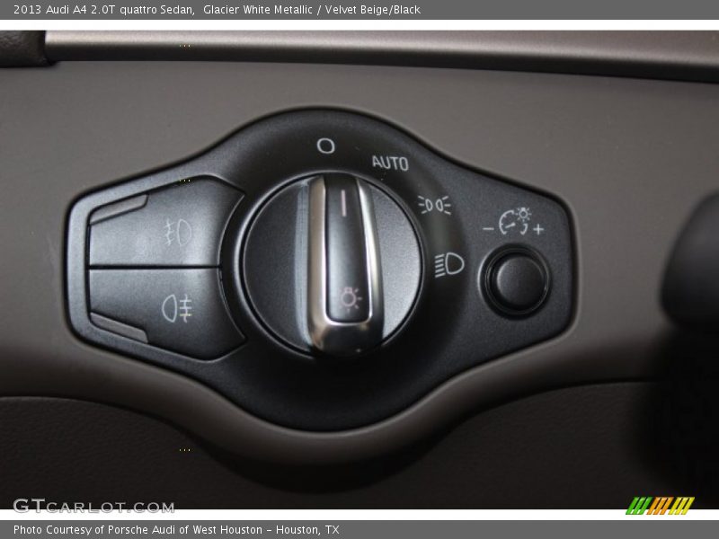 Glacier White Metallic / Velvet Beige/Black 2013 Audi A4 2.0T quattro Sedan