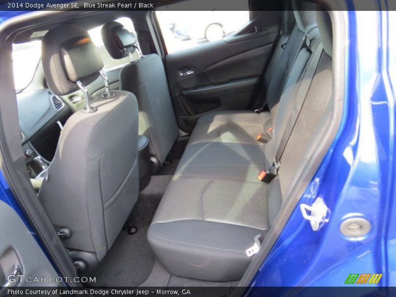 Blue Streak Pearl / Black 2014 Dodge Avenger SE