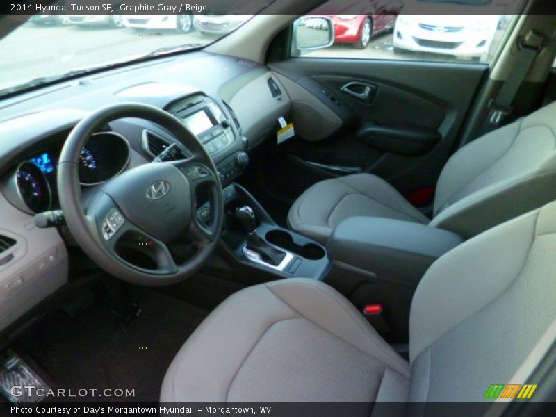 Graphite Gray / Beige 2014 Hyundai Tucson SE