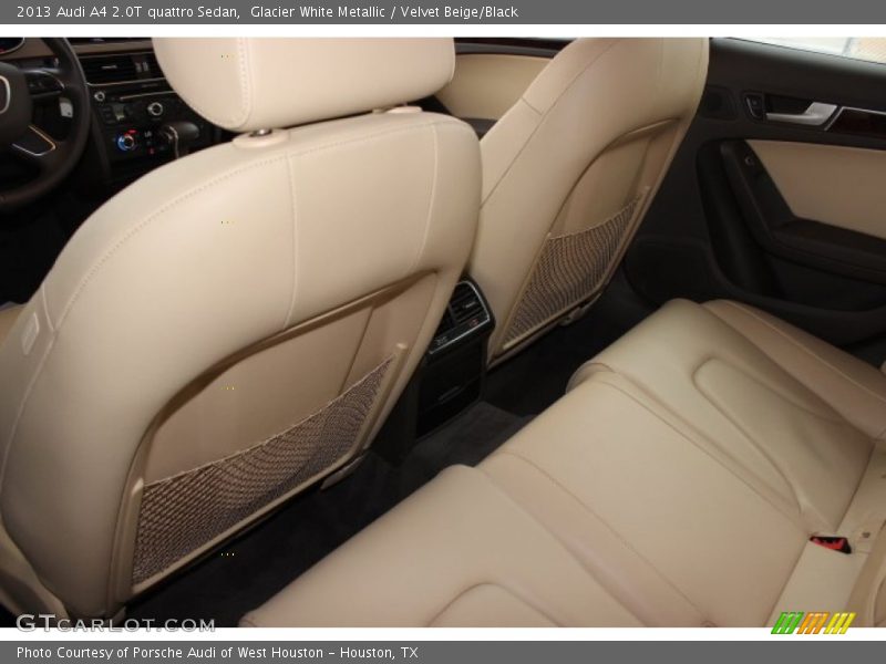 Glacier White Metallic / Velvet Beige/Black 2013 Audi A4 2.0T quattro Sedan