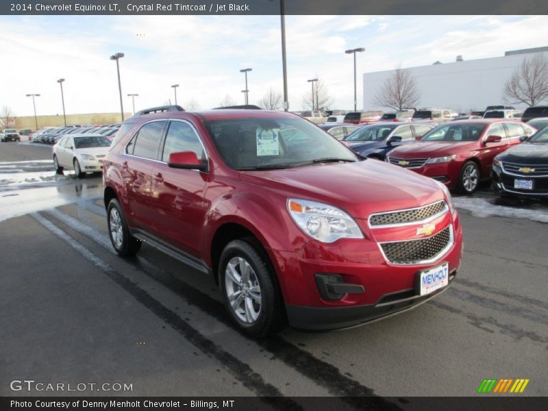 Crystal Red Tintcoat / Jet Black 2014 Chevrolet Equinox LT