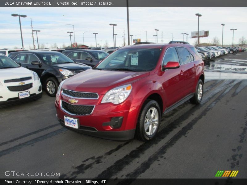 Crystal Red Tintcoat / Jet Black 2014 Chevrolet Equinox LT