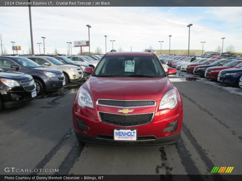Crystal Red Tintcoat / Jet Black 2014 Chevrolet Equinox LT