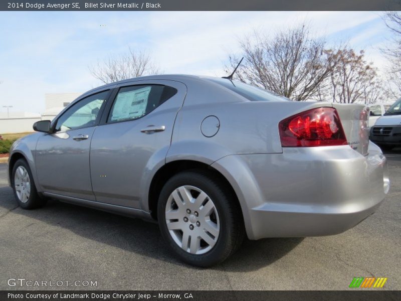 Billet Silver Metallic / Black 2014 Dodge Avenger SE