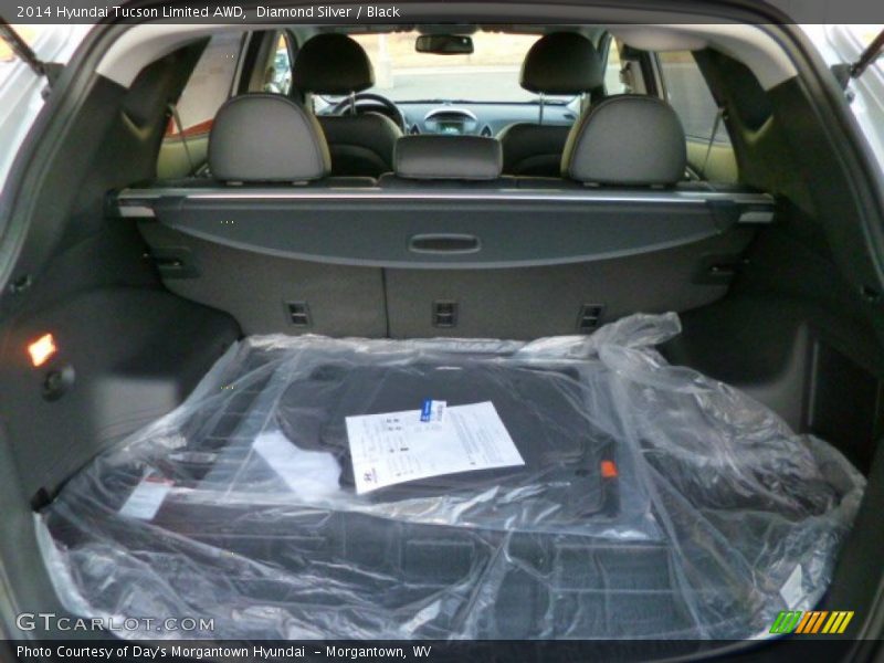 Diamond Silver / Black 2014 Hyundai Tucson Limited AWD