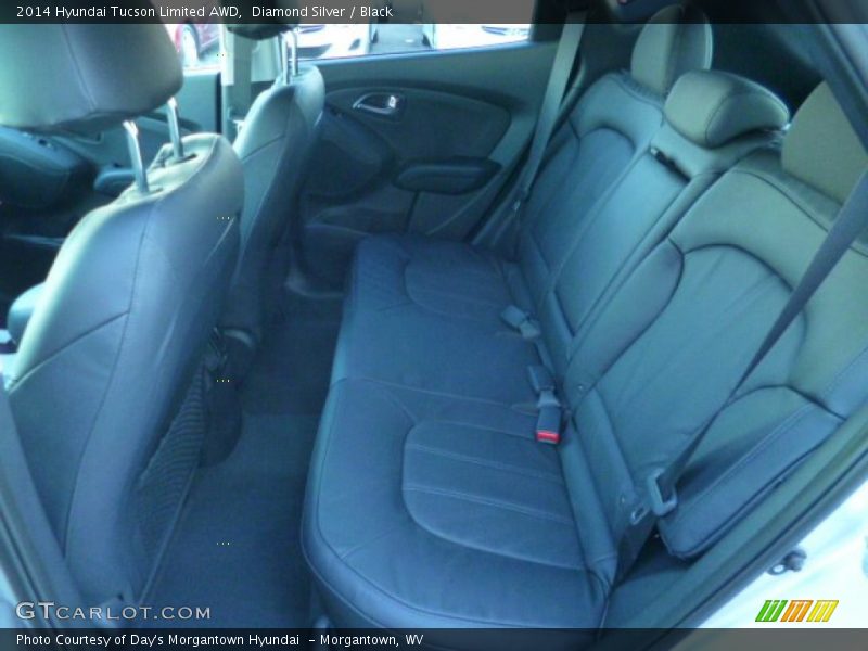 Diamond Silver / Black 2014 Hyundai Tucson Limited AWD