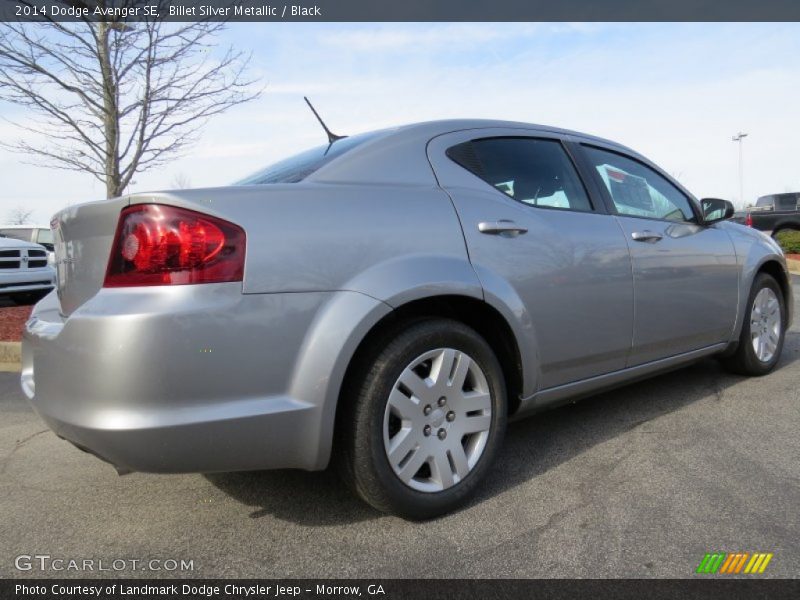 Billet Silver Metallic / Black 2014 Dodge Avenger SE