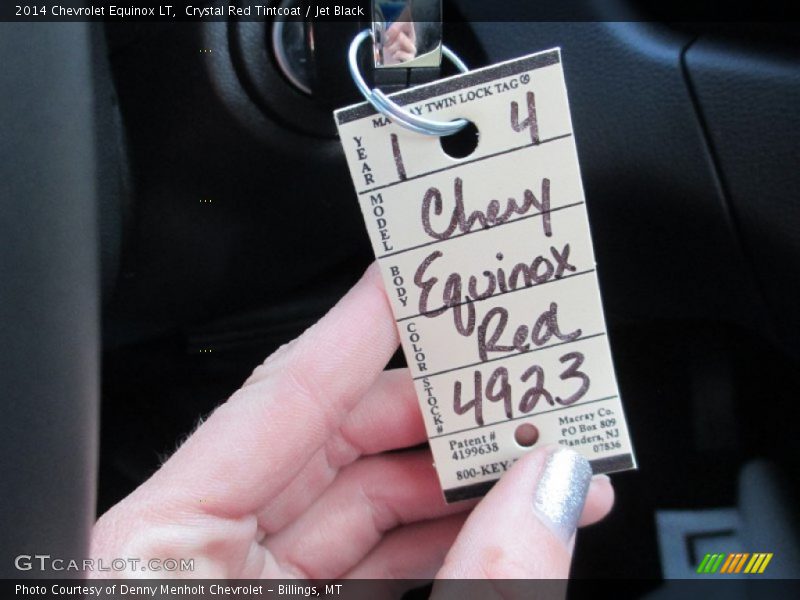 Crystal Red Tintcoat / Jet Black 2014 Chevrolet Equinox LT