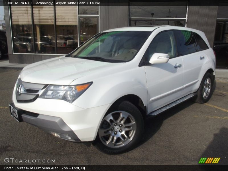 Front 3/4 View of 2008 MDX Technology