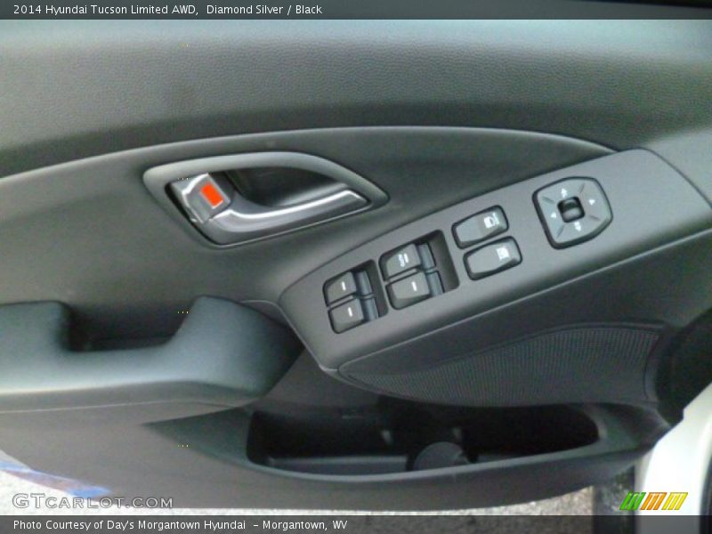 Diamond Silver / Black 2014 Hyundai Tucson Limited AWD