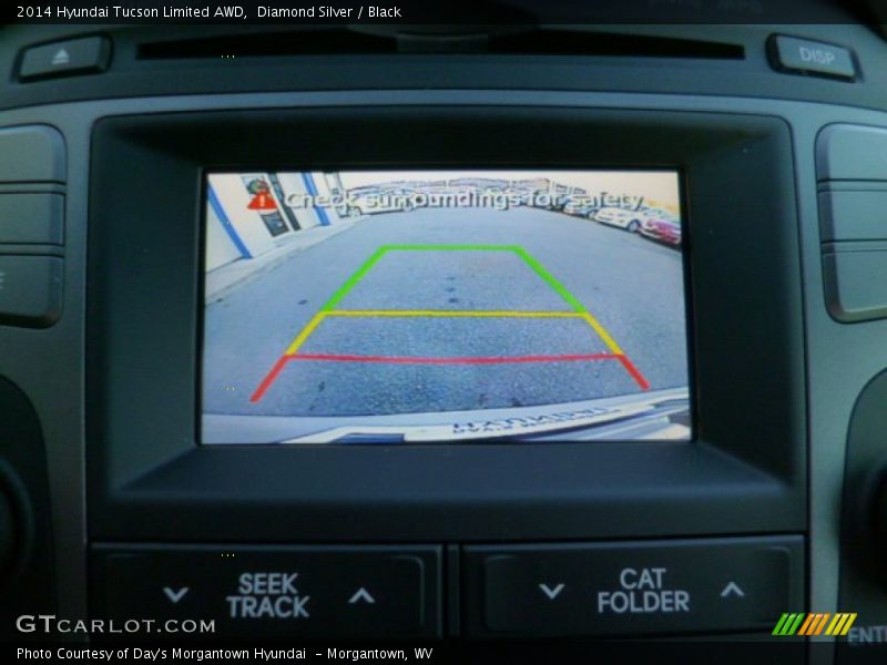 Diamond Silver / Black 2014 Hyundai Tucson Limited AWD