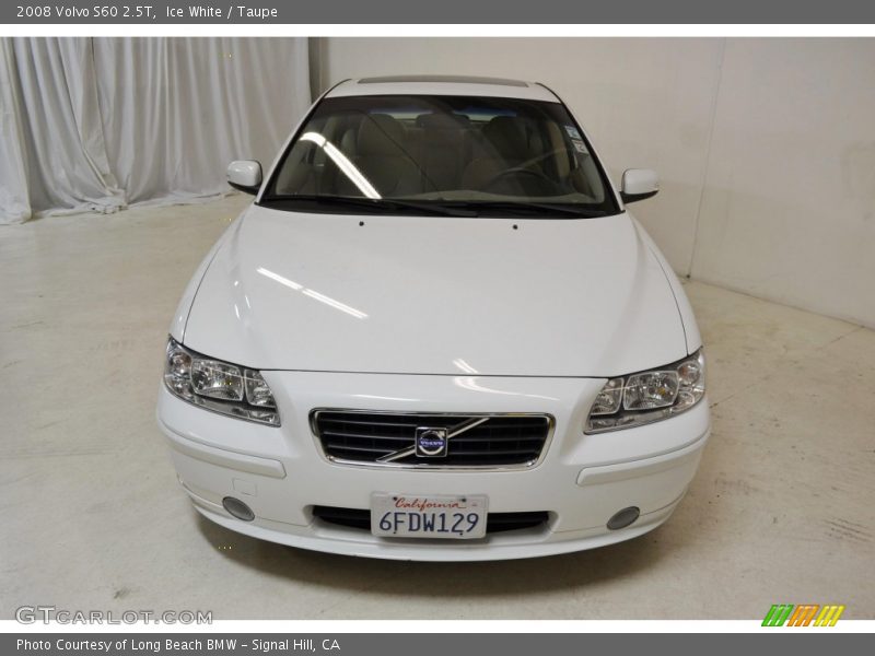 Ice White / Taupe 2008 Volvo S60 2.5T