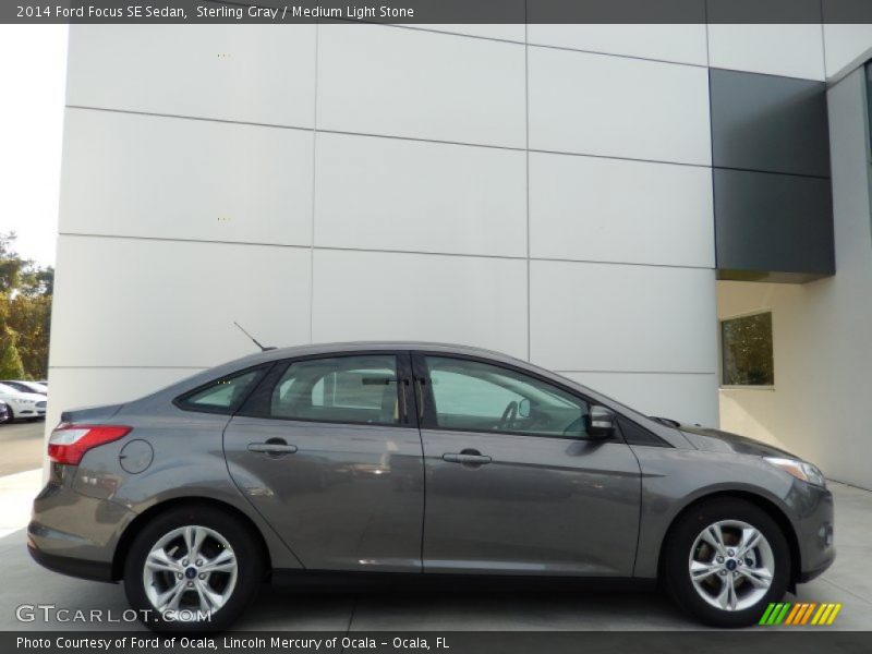 Sterling Gray / Medium Light Stone 2014 Ford Focus SE Sedan