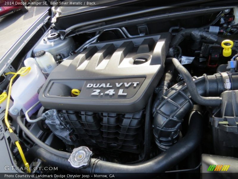 Billet Silver Metallic / Black 2014 Dodge Avenger SE