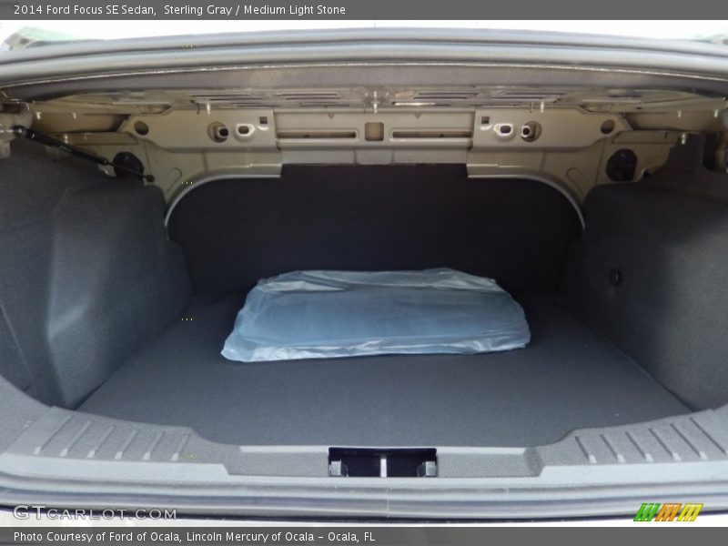 Sterling Gray / Medium Light Stone 2014 Ford Focus SE Sedan