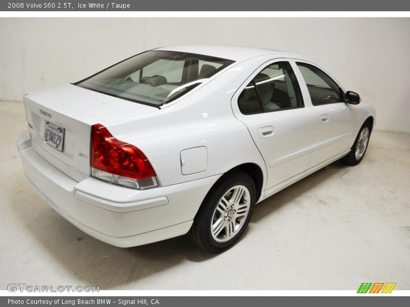 Ice White / Taupe 2008 Volvo S60 2.5T
