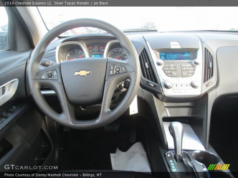 Silver Topaz Metallic / Jet Black 2014 Chevrolet Equinox LS