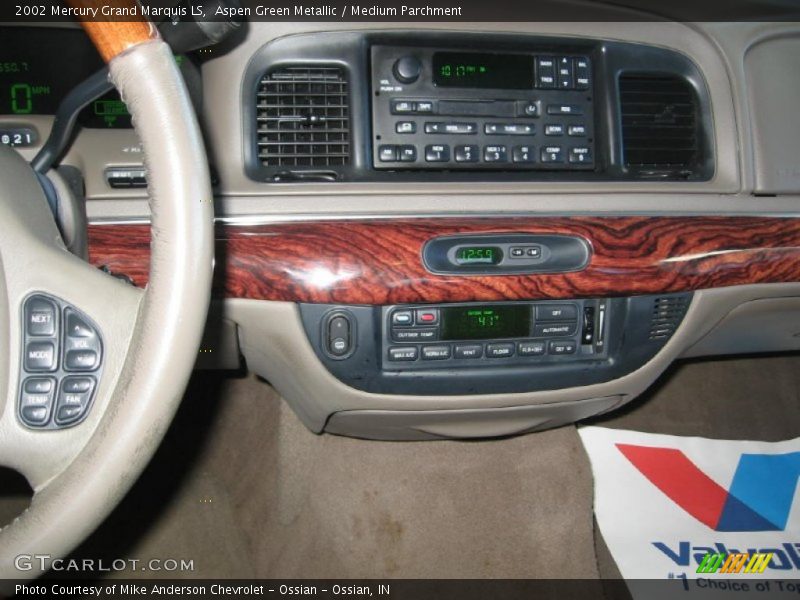 Aspen Green Metallic / Medium Parchment 2002 Mercury Grand Marquis LS