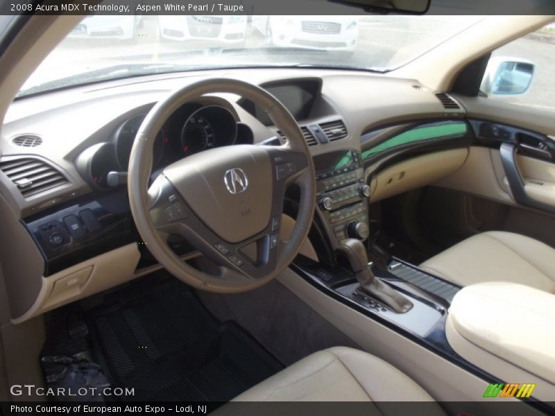 Taupe Interior - 2008 MDX Technology 