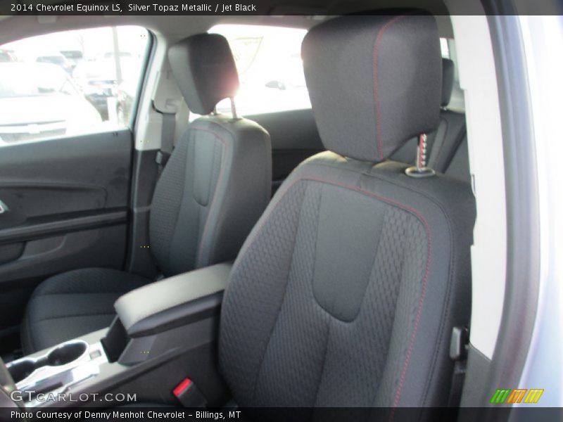 Silver Topaz Metallic / Jet Black 2014 Chevrolet Equinox LS