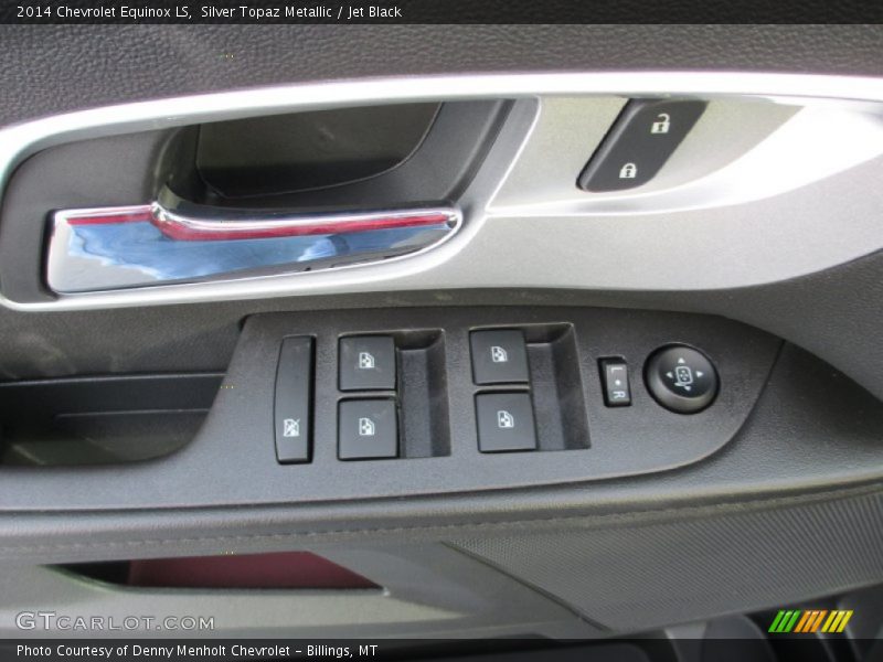 Silver Topaz Metallic / Jet Black 2014 Chevrolet Equinox LS