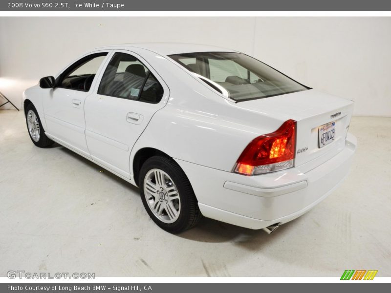 Ice White / Taupe 2008 Volvo S60 2.5T