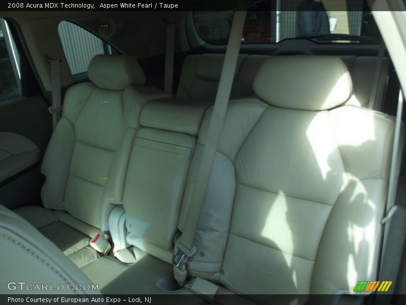 Aspen White Pearl / Taupe 2008 Acura MDX Technology